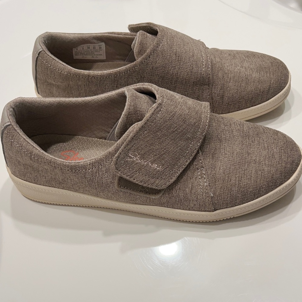 Skechers Women's Tan Slip-On Sneakers